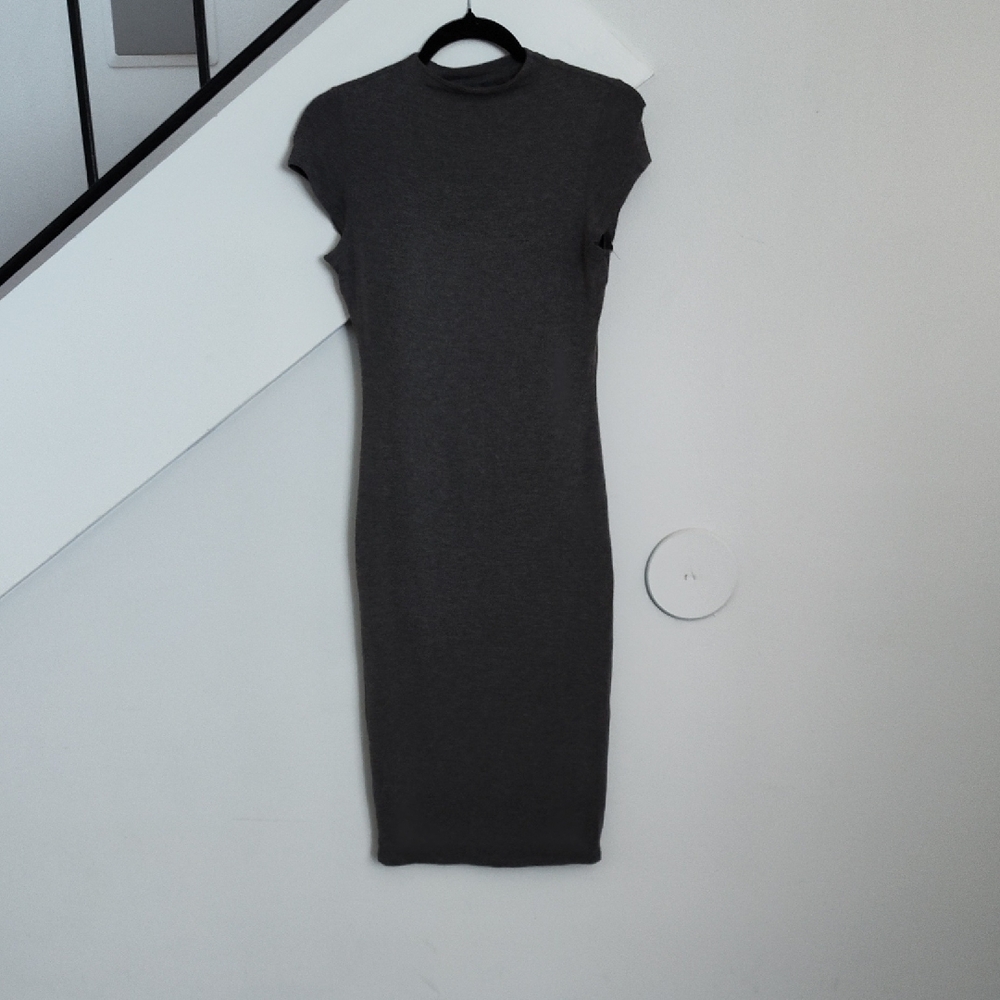 Stella Luce Charcoal Midi Dress